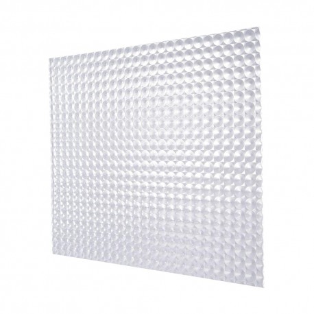 Prismatic Diffuser Clear Plastic Panel For Ceiling Lights