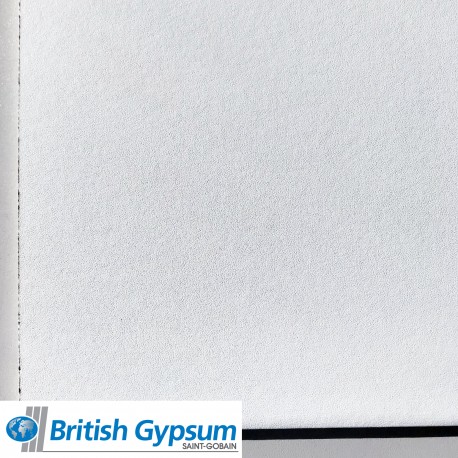 British Gypsum Gyprex Satinspar Suspended Ceiling Tiles 600x600mm